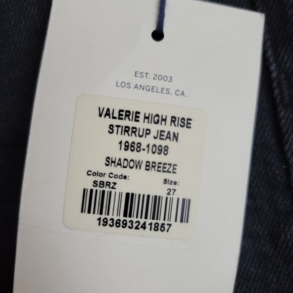 Citizens of Humanity Valerie High Rise Stirrup Jean size 27 NWT - Picture 7 of 12